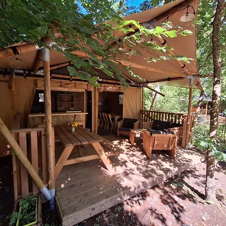 Toilé Avec Terrasse Pour 6 Personnes - Api-1-52-1503 Camping *